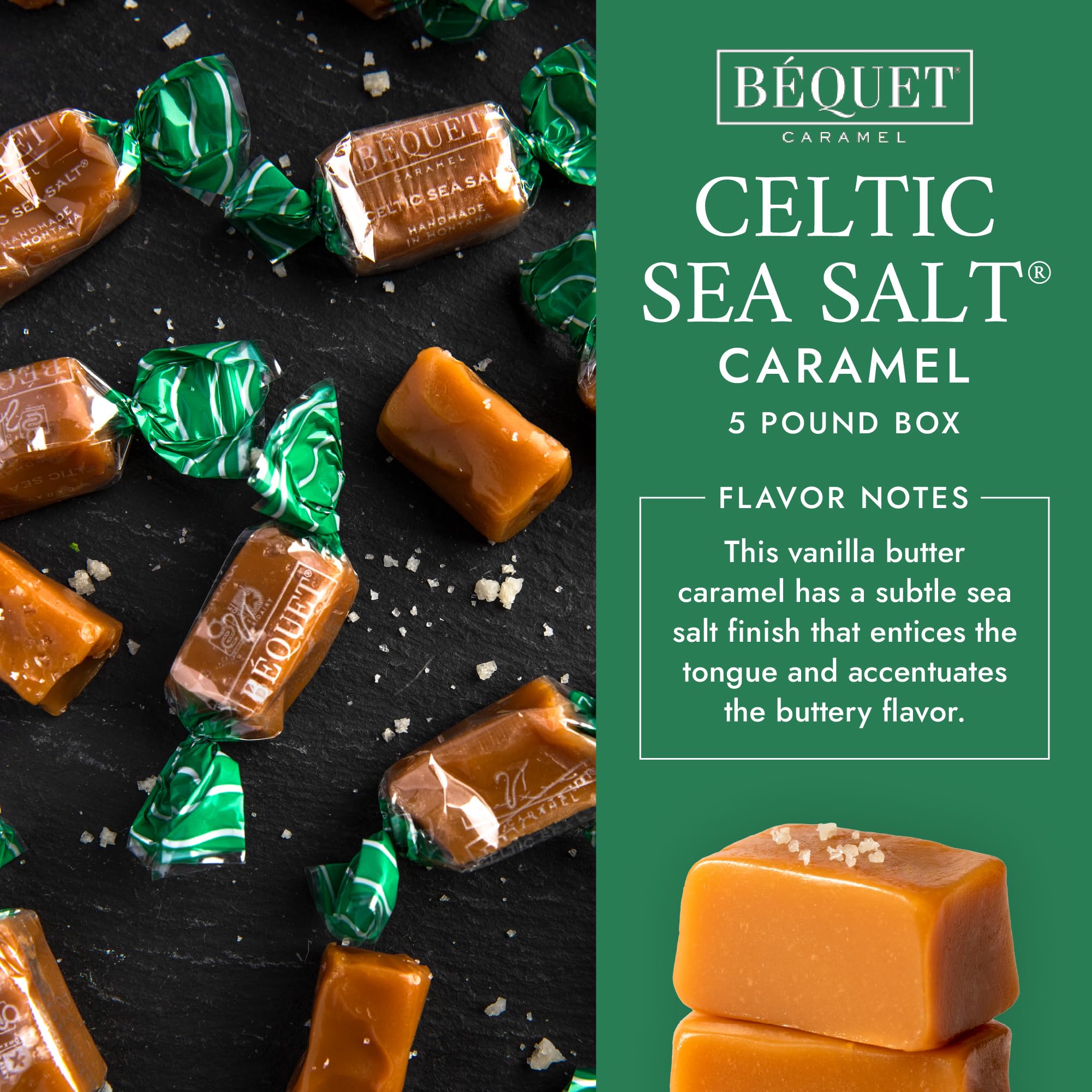 Bequet Kosher and gluten-free label signals safe, allergy-friendly indulgence.