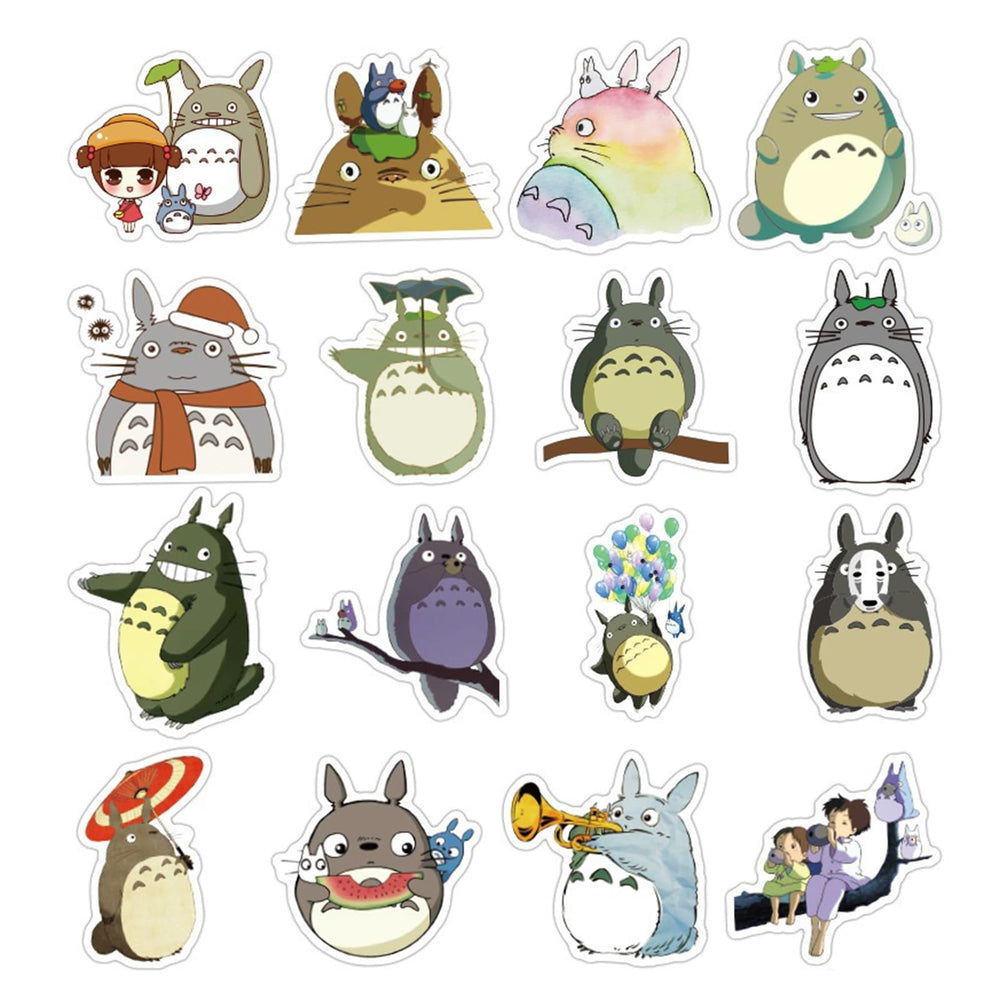 BERFLYTER Totoro stickers on a laptop offer crisp, precise designs for customization.