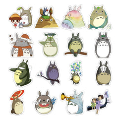 BERFLYTER Totoro stickers on a laptop offer crisp, precise designs for customization.