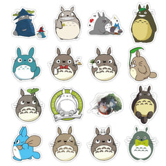 BERFLYTER Totoro stickers on a skateboard withstand outdoor use with glossy finish.