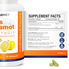 BergaMet 170:1 extract visual highlighting high potency in every capsule
