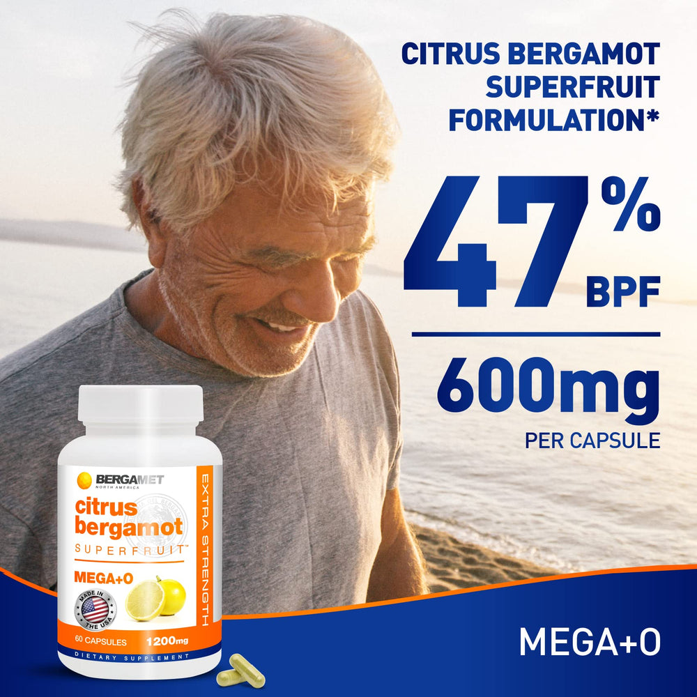 BergaMet Citrus Bergamot label detail—certified 170:1 extract appeal.