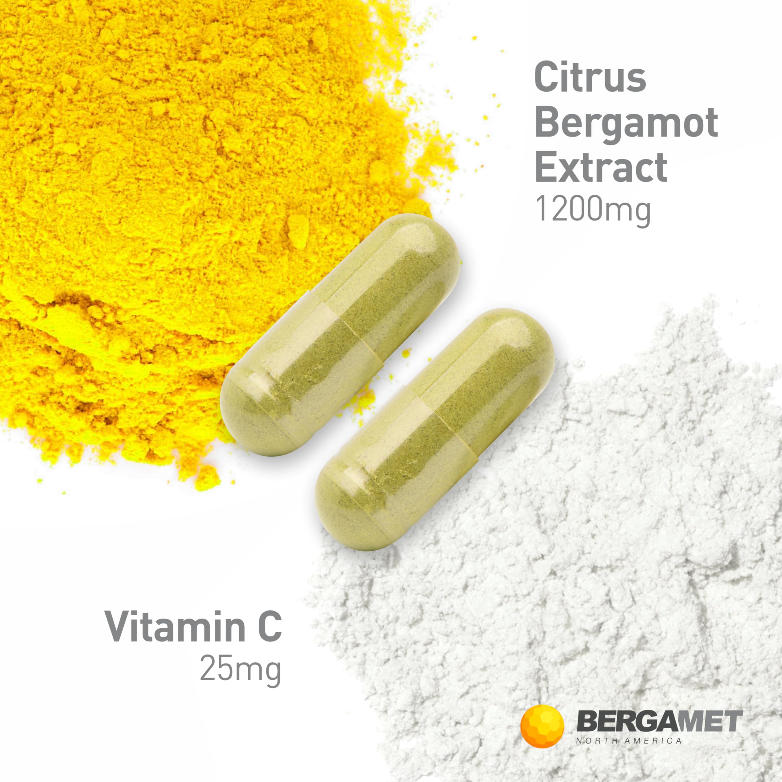 BergaMet high-quality formula bottle conveys premium Italian bergamot blend
