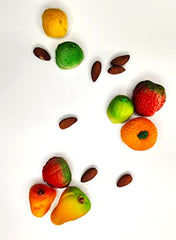Bergen Marzipan orange fruit shape for a colorful, shareable treat.
