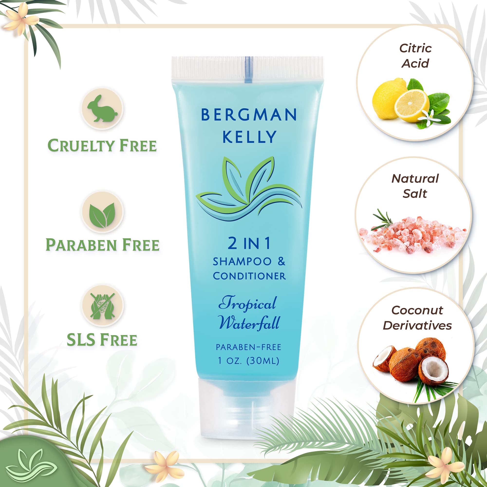 BERGMAN KELLY foil-sealed tube preserves freshness and prevents leaks in luggage.