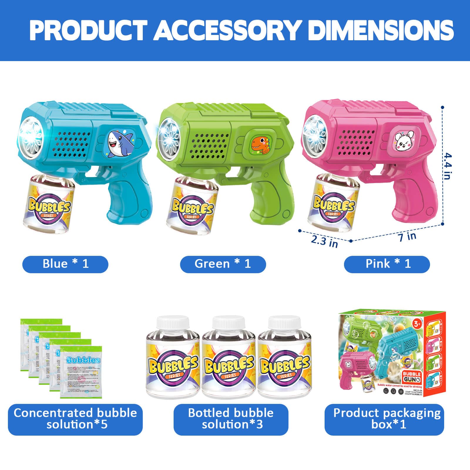 Beria bubble gun gifts ideal for kids ages 3–12