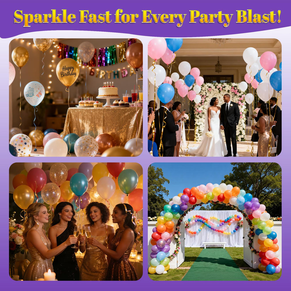 BERIOVE Balloon Shine delivers instant, uniform luster in seconds.