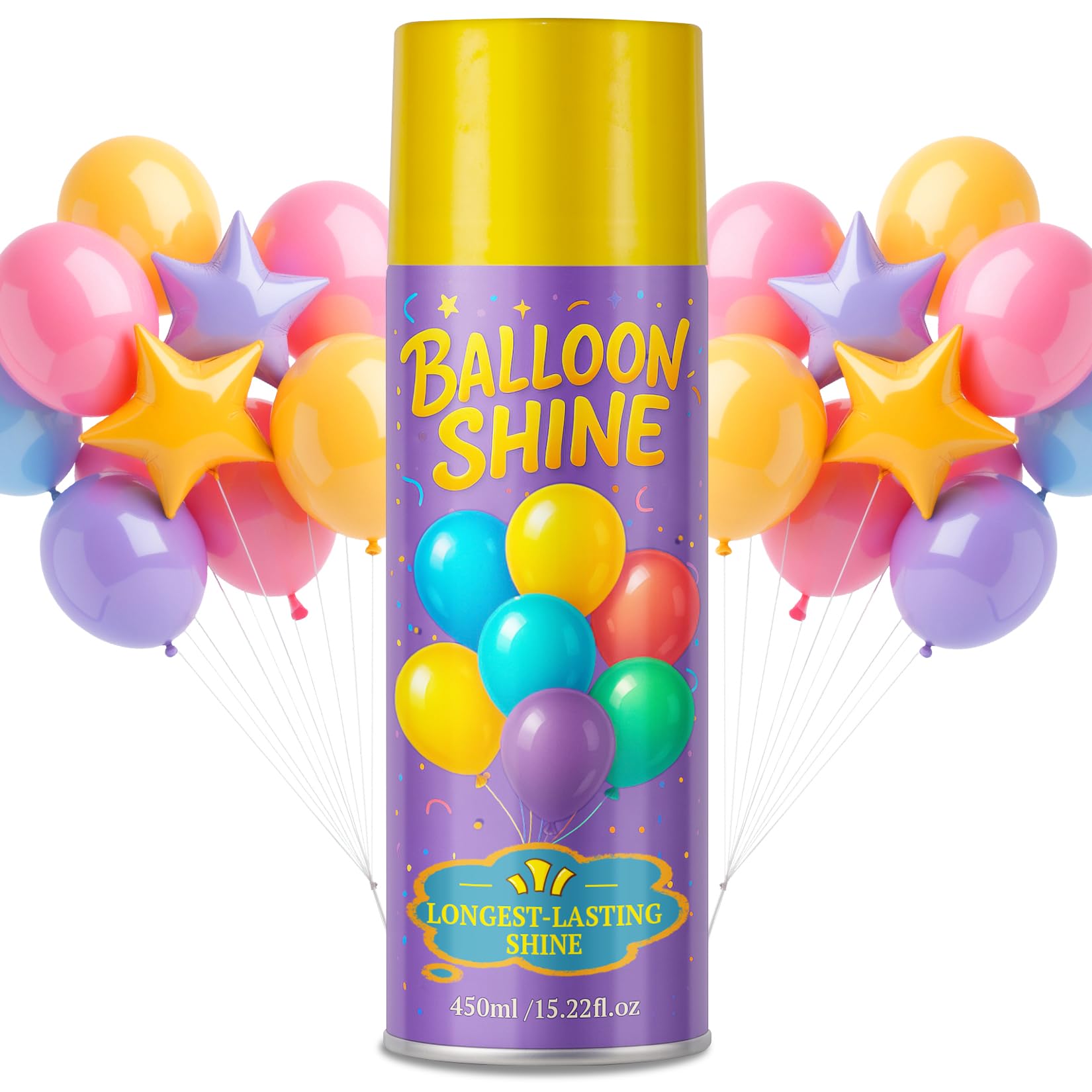 BERIOVE Balloon Shine Spray bottle ready for quick balloon touch-ups.