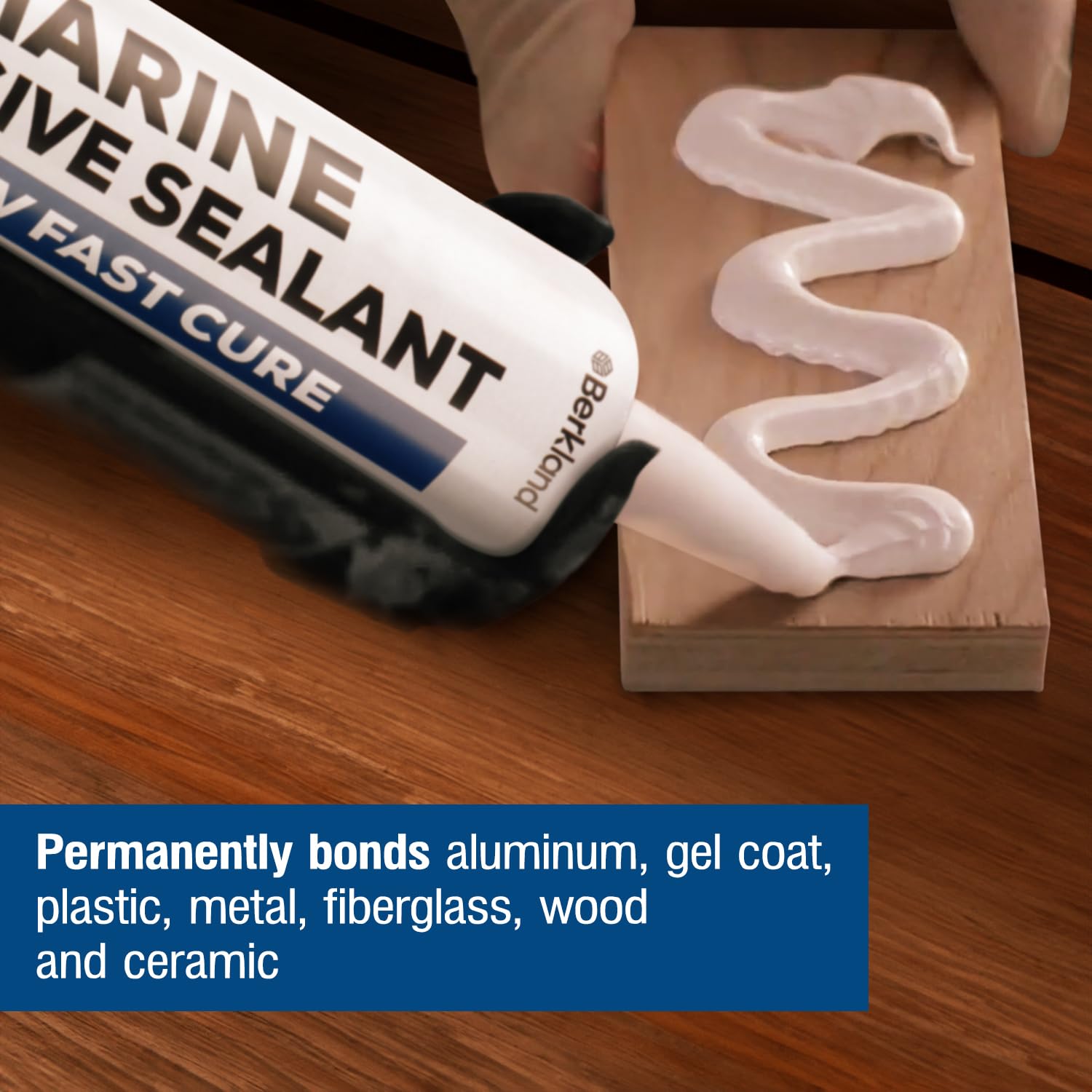 Berkland 5200FC demonstrates UV resistance for sun exposure while maintaining seal integrity