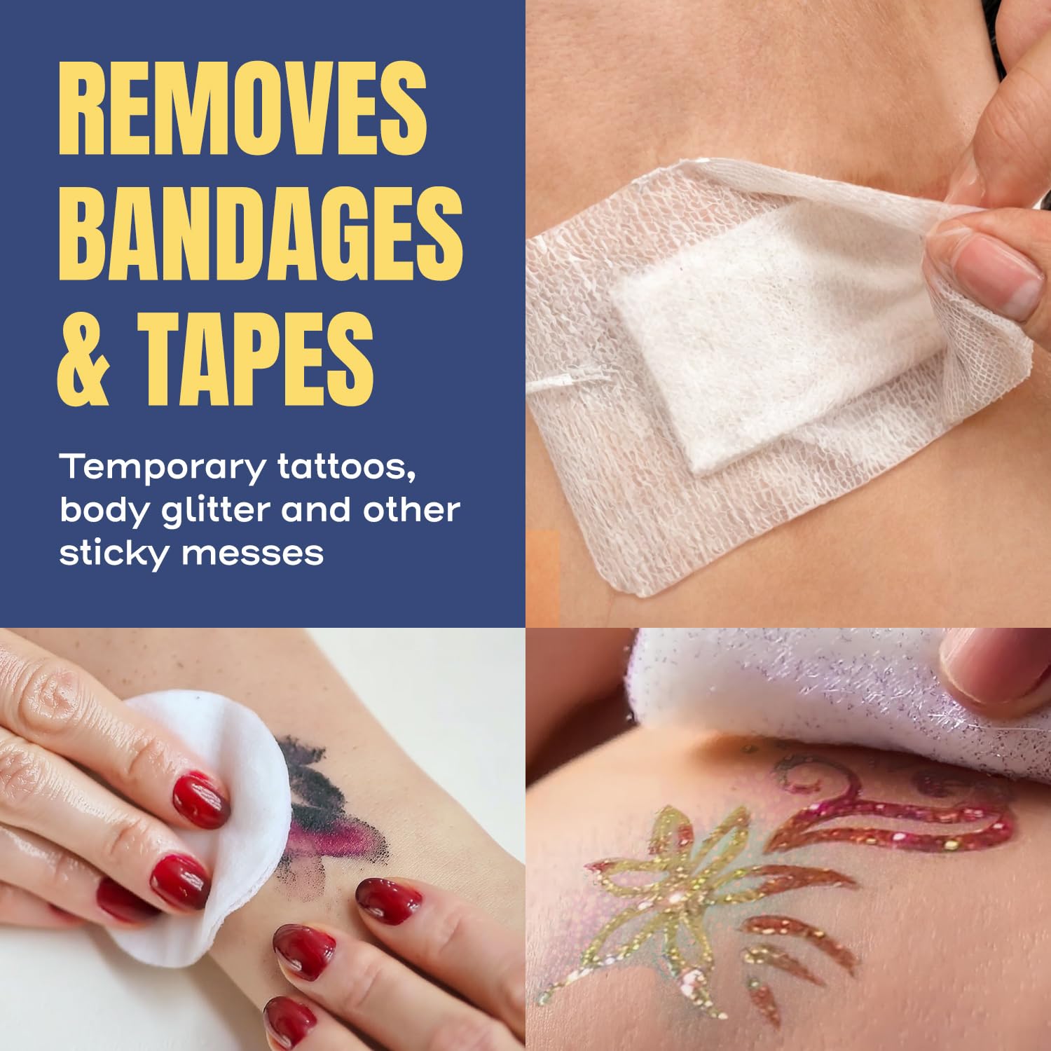 Berkland Sting-Free Adhesive Remover applied near a dialysis port.