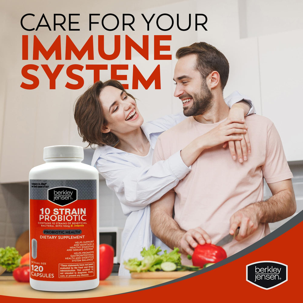 Berkley Jensen daily-use capsule with water suggests an easy routine
