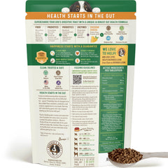 Bernie's Perfect Poop grass bits texture provides gentle fiber