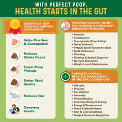 Bernie's Perfect Poop ingredients include miscanthus, pumpkin, and flax