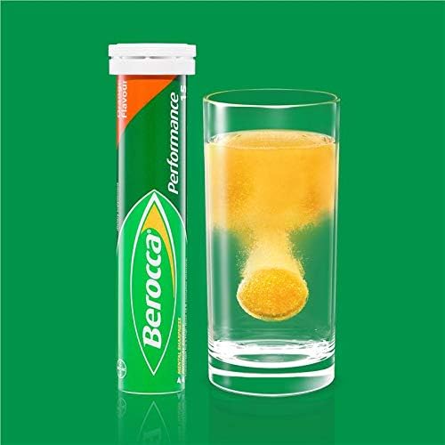 Berocca Orange bottle close-up showing the effervescent formula