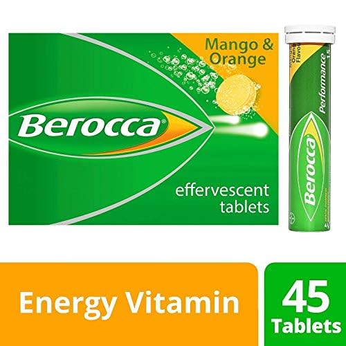 Berocca Orange dissolving in water with a fruity taste