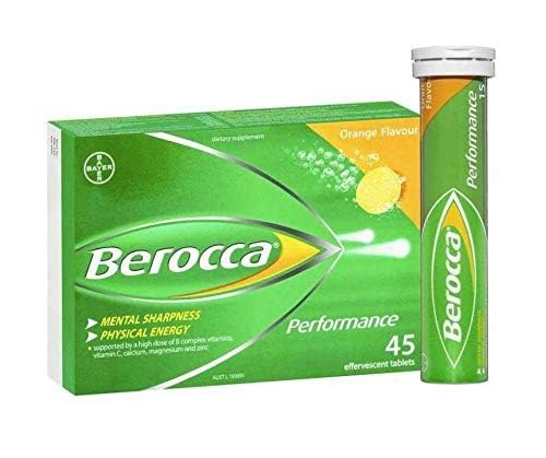 Berocca Orange 45-count bottle ready for on-the-go daily wellness