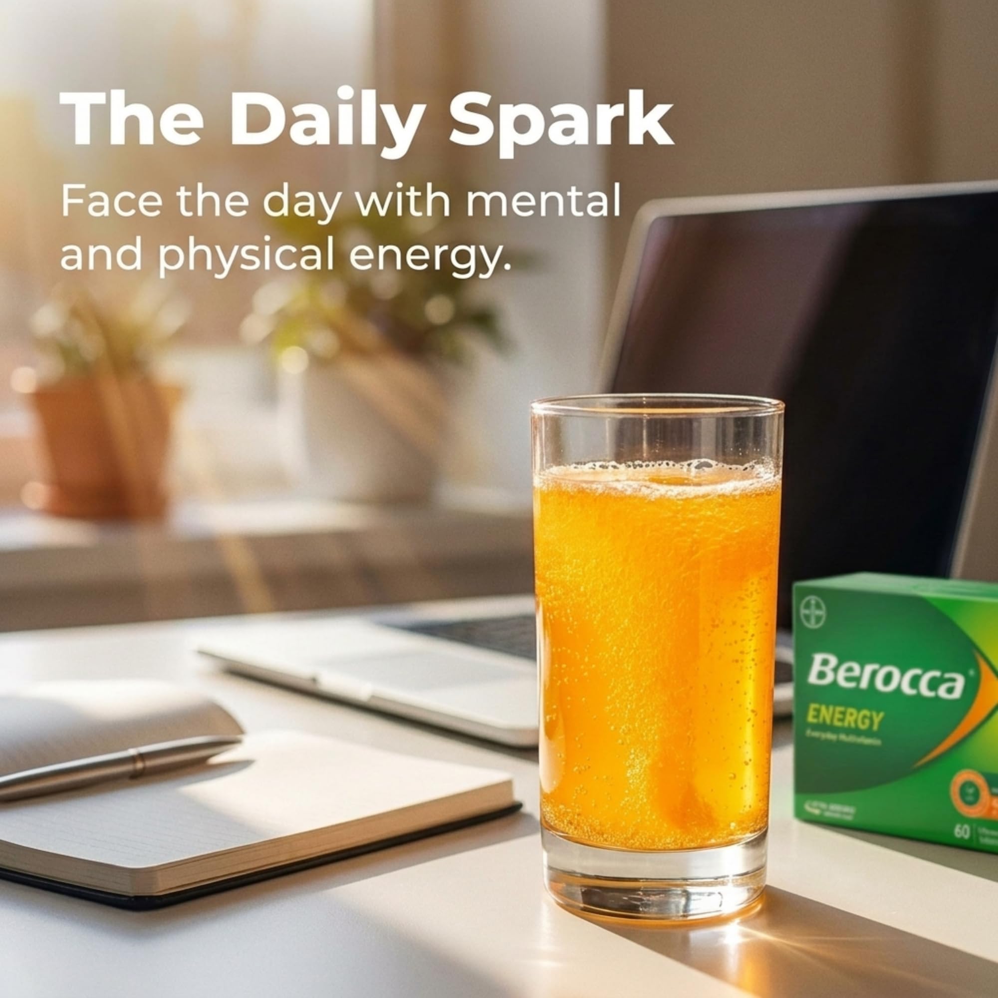 Study break moment featuring Berocca energy boost