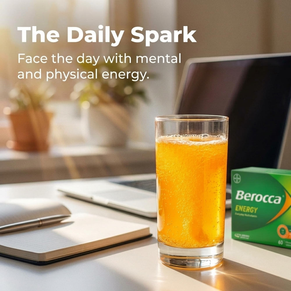 Study break moment featuring Berocca energy boost
