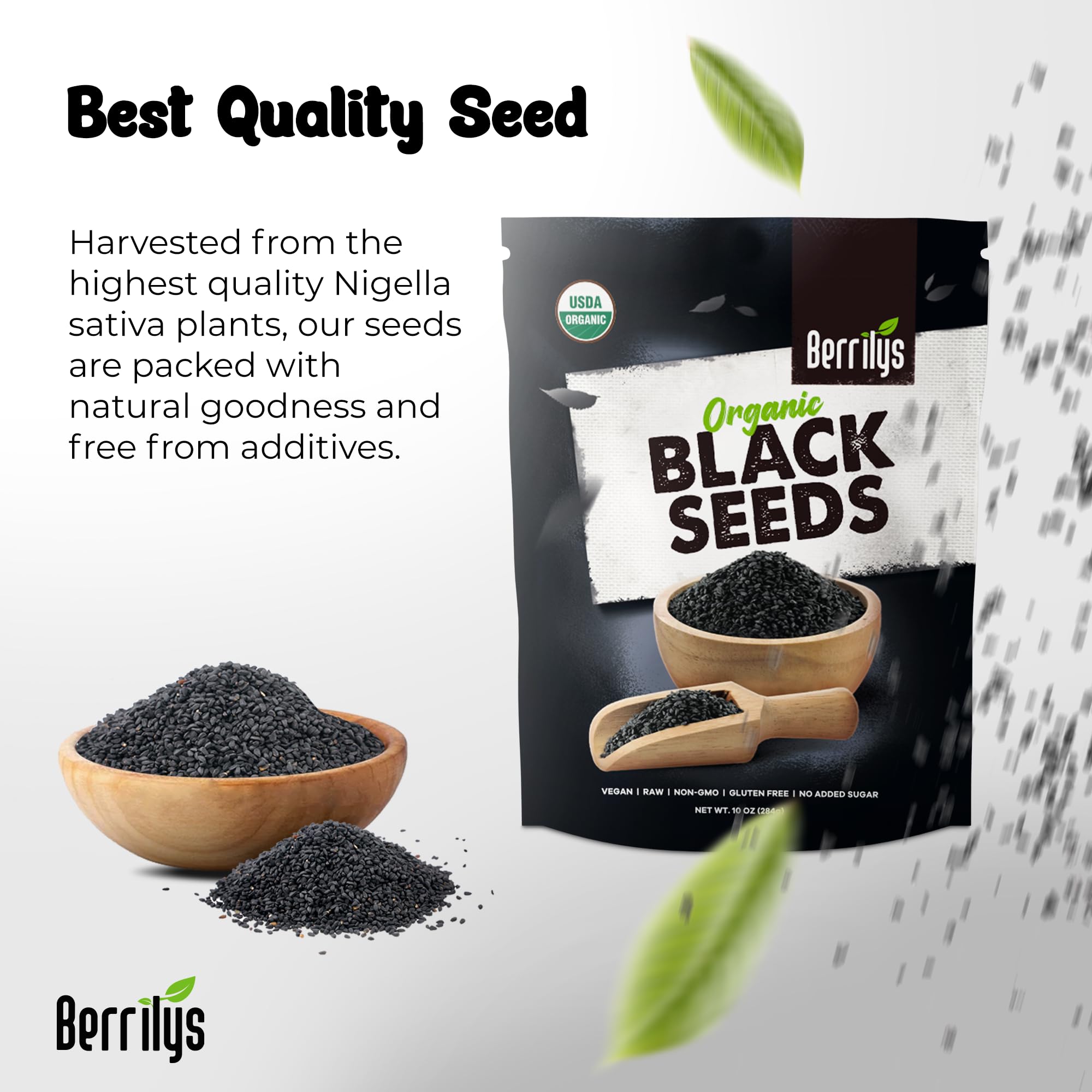 Berrilys Black Seeds in a bowl ready for curries and stews
