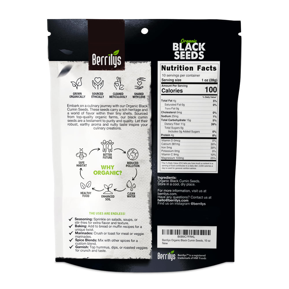 Berrilys Black Seeds spoon measuring seeds for precise seasoning