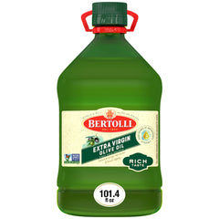 Bertolli Rich Taste EVOO bottle ideal for bold salads and vinaigrettes.