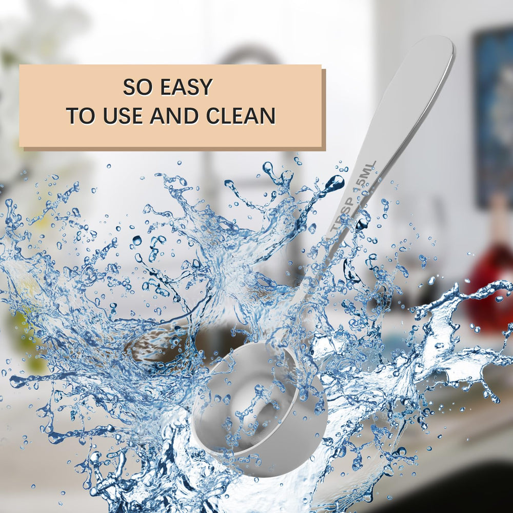 BERYLER stainless-steel spoon resists wear and is toxin-free for daily use.