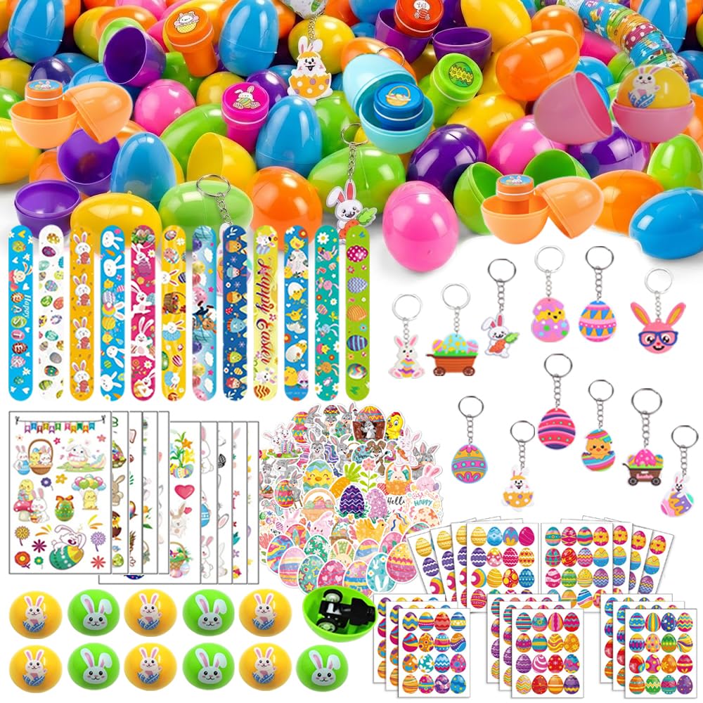 BESFURNITURE 172-pack Easter egg fillers, perfect for engaging Easter egg hunts.