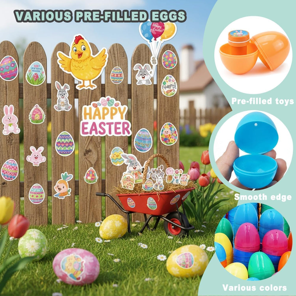 BESFURNITURE Bunny pull-back cars are durable toys for active Easter play.