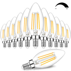 BesLowe dimmable E12 candle bulbs for chandelier ambiance
