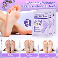Besnel foot moisturizing mask 5-pack restores softness and hydration to dry feet