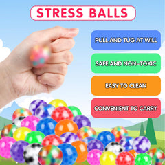 Besnel stress ball pocket-size design fits in a pocket for on-the-go relief.