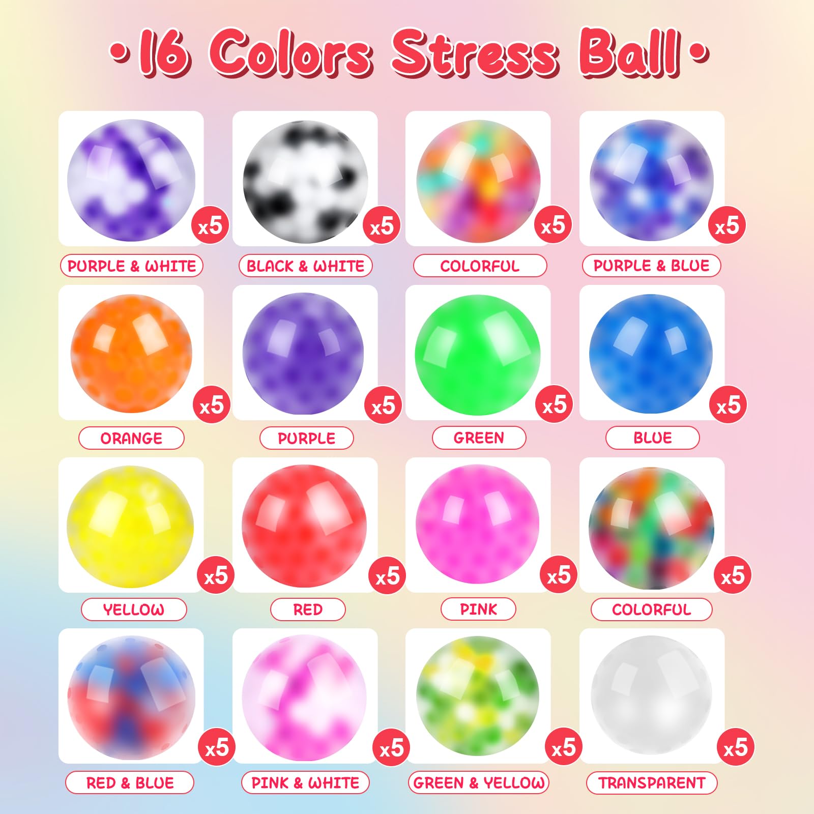 Gift-ready BESNEL stress balls in an attractive packaging box.