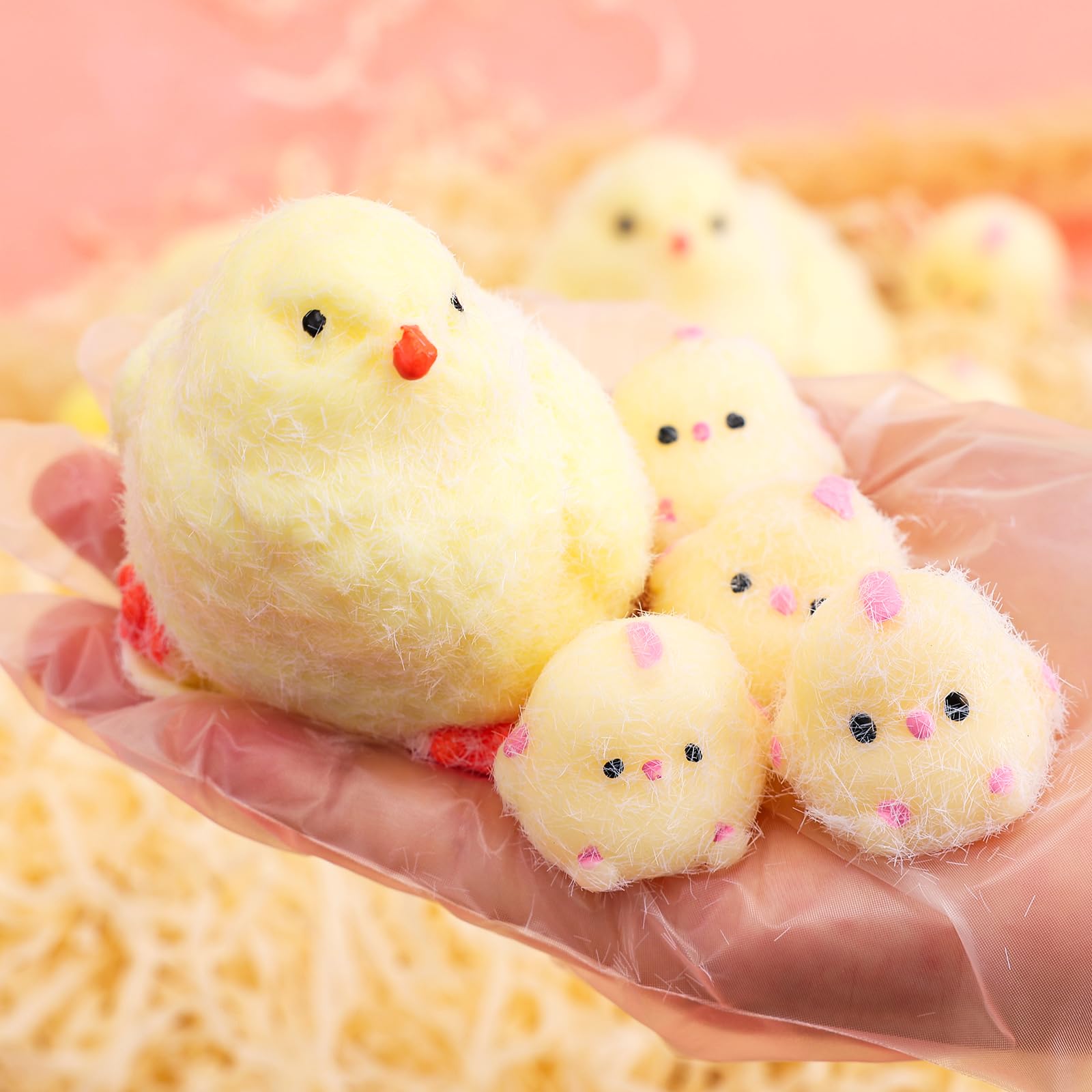 Besnel Taba squishy chick texture close-up shows ultra-soft silicone for calming play