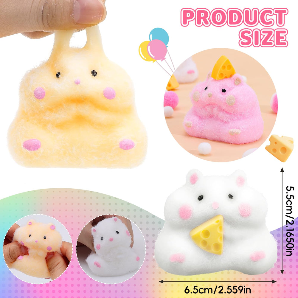 BESNEL Taba squishy hamster held in hand shows soft texture.