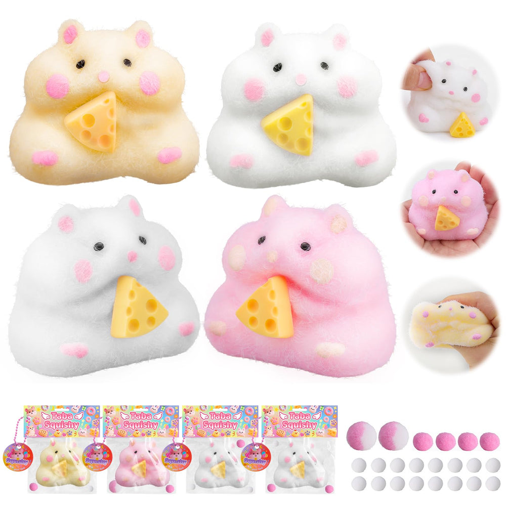 BESNEL Taba squishy hamster set packaging, ideal for gifting.