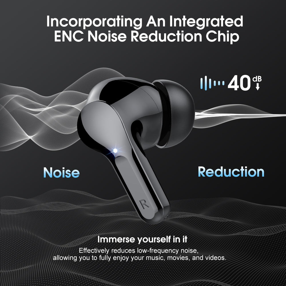 BESNOOW ENC mic earbuds deliver clear voice in noisy environments