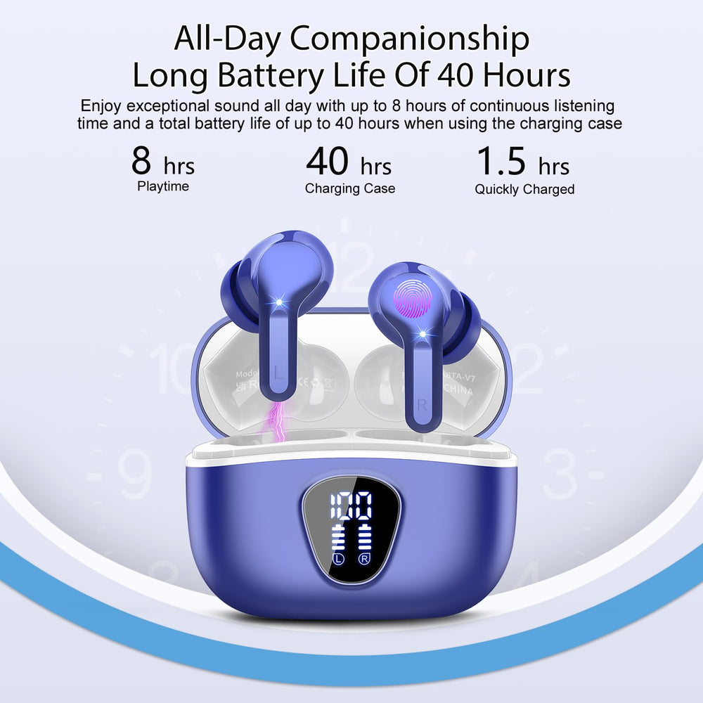 BESNOOW earphones provide long playback and reliable 48-hour battery life