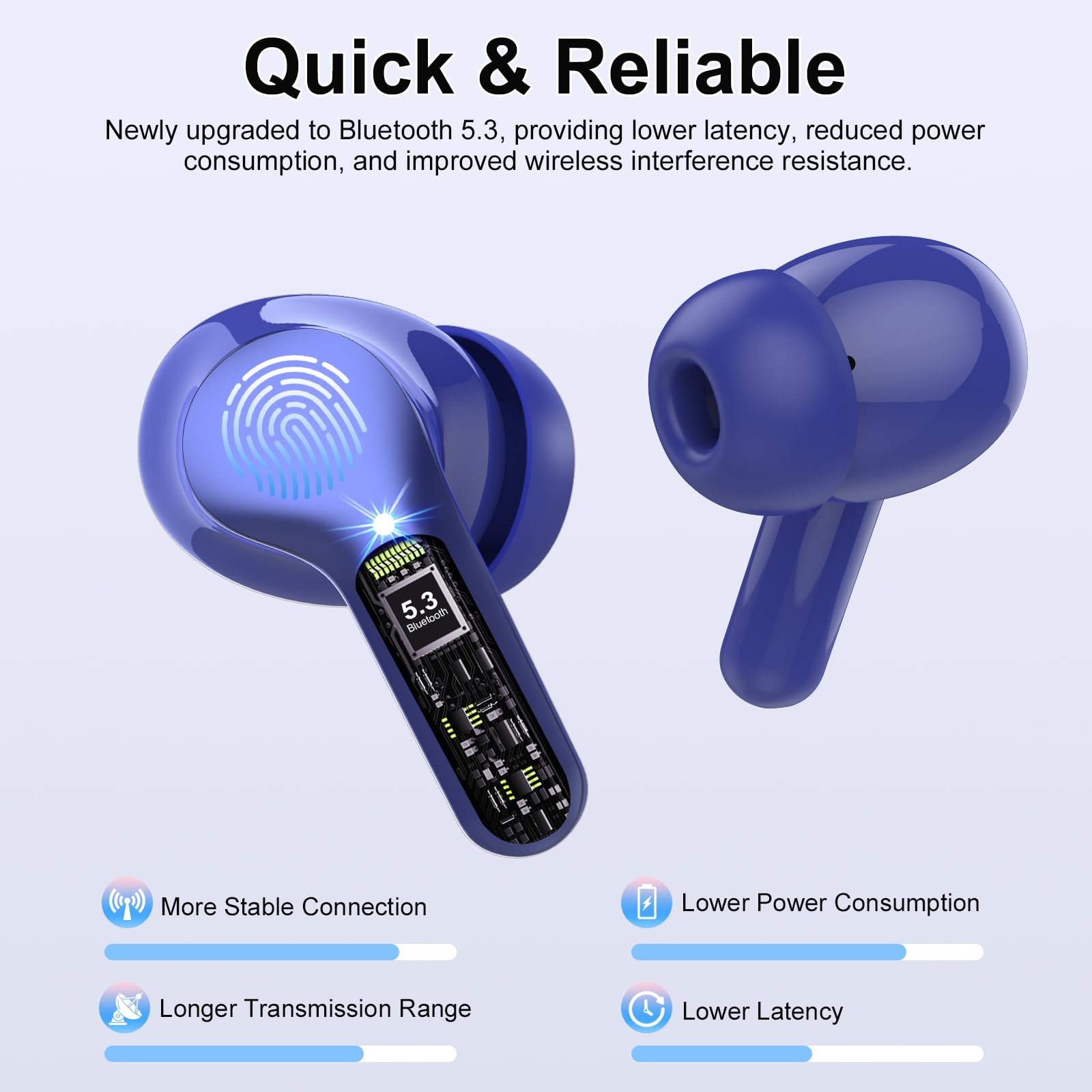 BESNOOW earbuds with ENC mic deliver clearer calls in busy environments