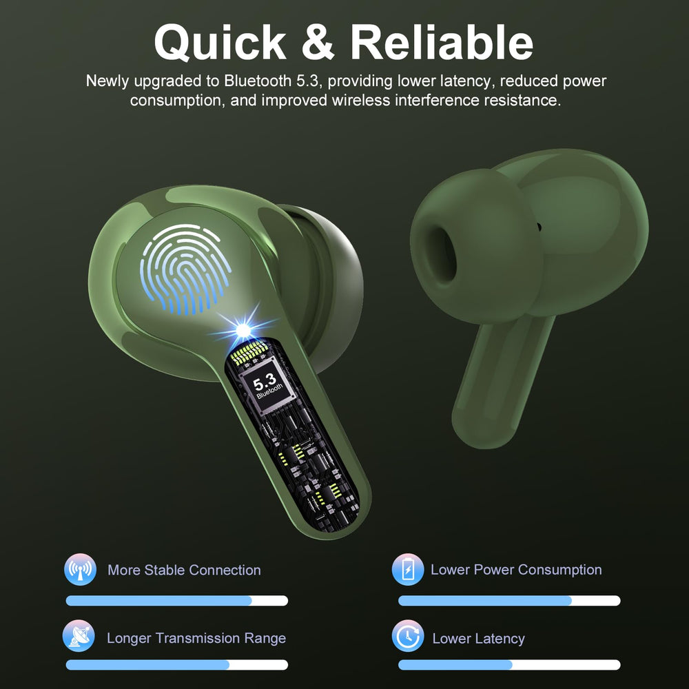 Besnoow earbuds wireless with IP7 waterproof design ideal for workouts