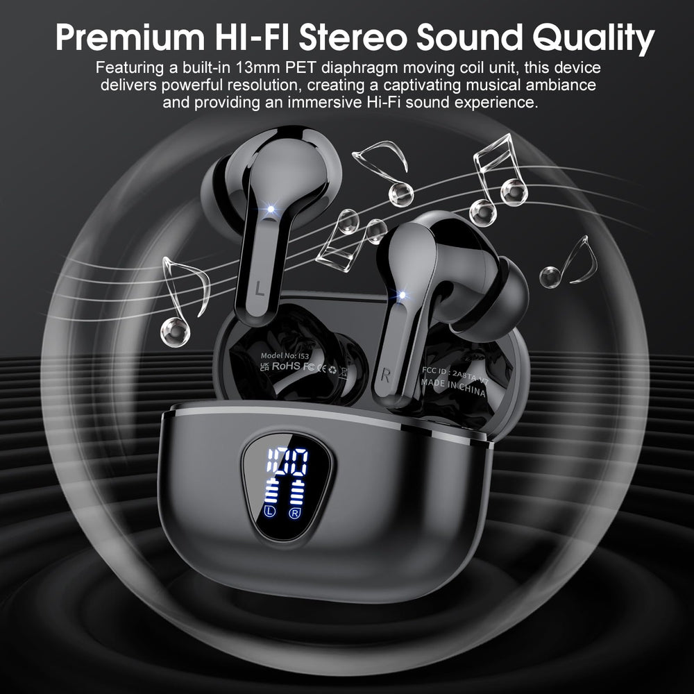 BESNOOW 14.2mm dynamic driver delivers rich bass and crisp highs.
