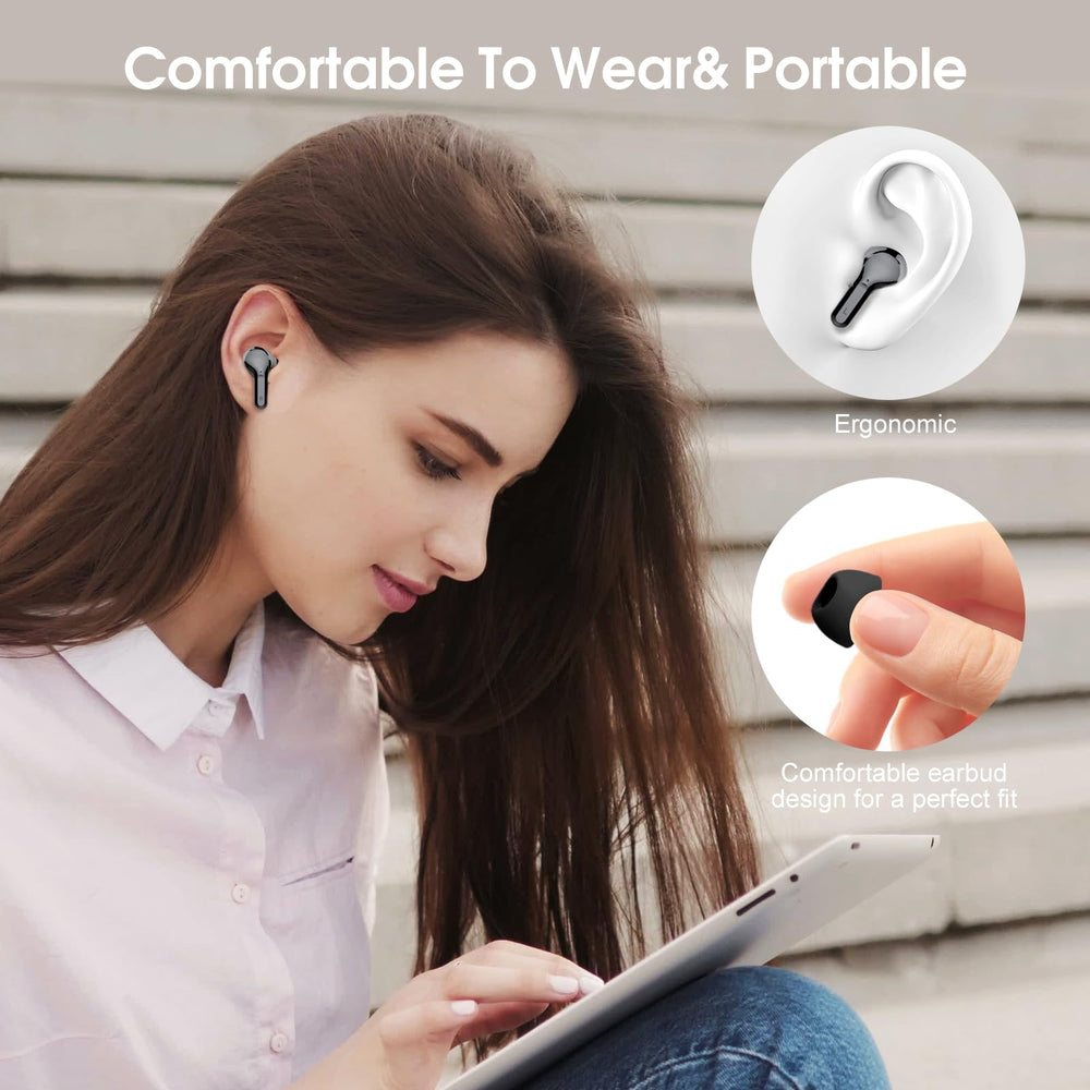 BESNOOW 48-hour battery life with charging case for long trips.