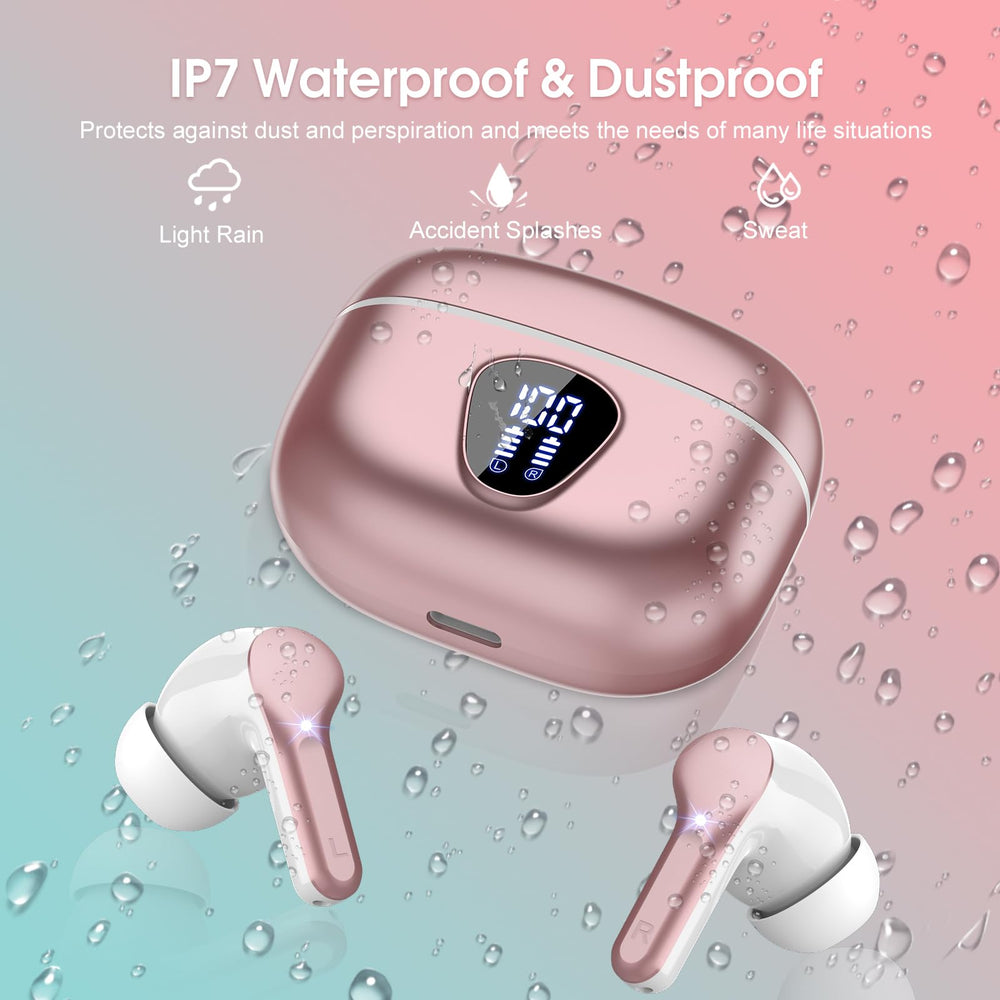BESNOOW ergonomic earbuds with soft silicone tips for secure wear