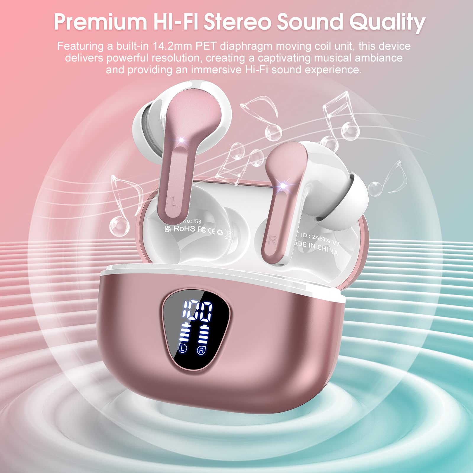 BESNOOW touch-control earbuds enable hands-free control during workouts