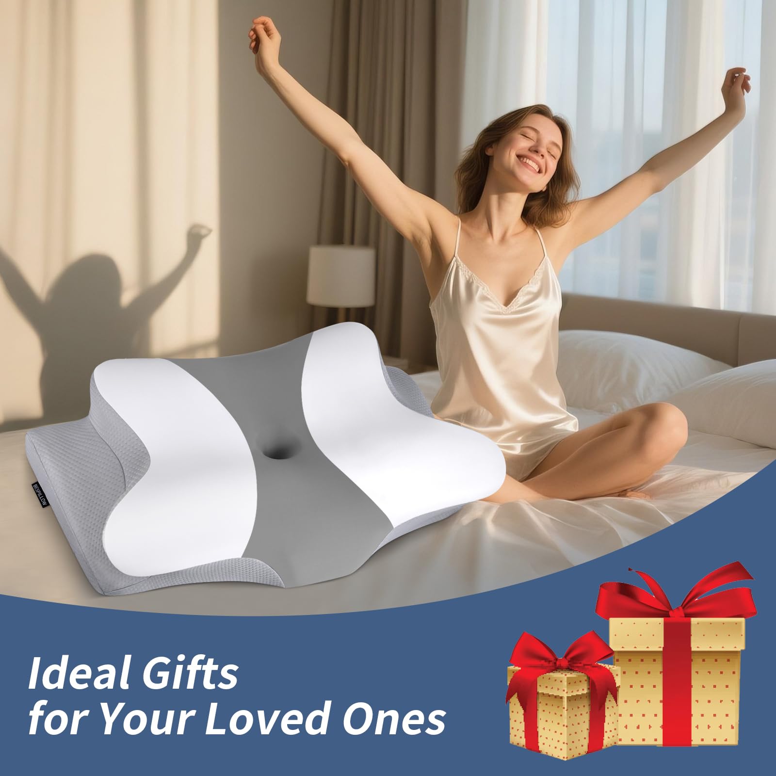 Bespillow satisfaction guarantee communicates confidence to shoppers.
