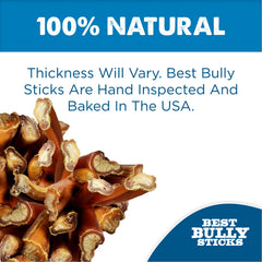 Best Bully Sticks grass-fed beef chew highlights natural, single-ingredient nutrition.