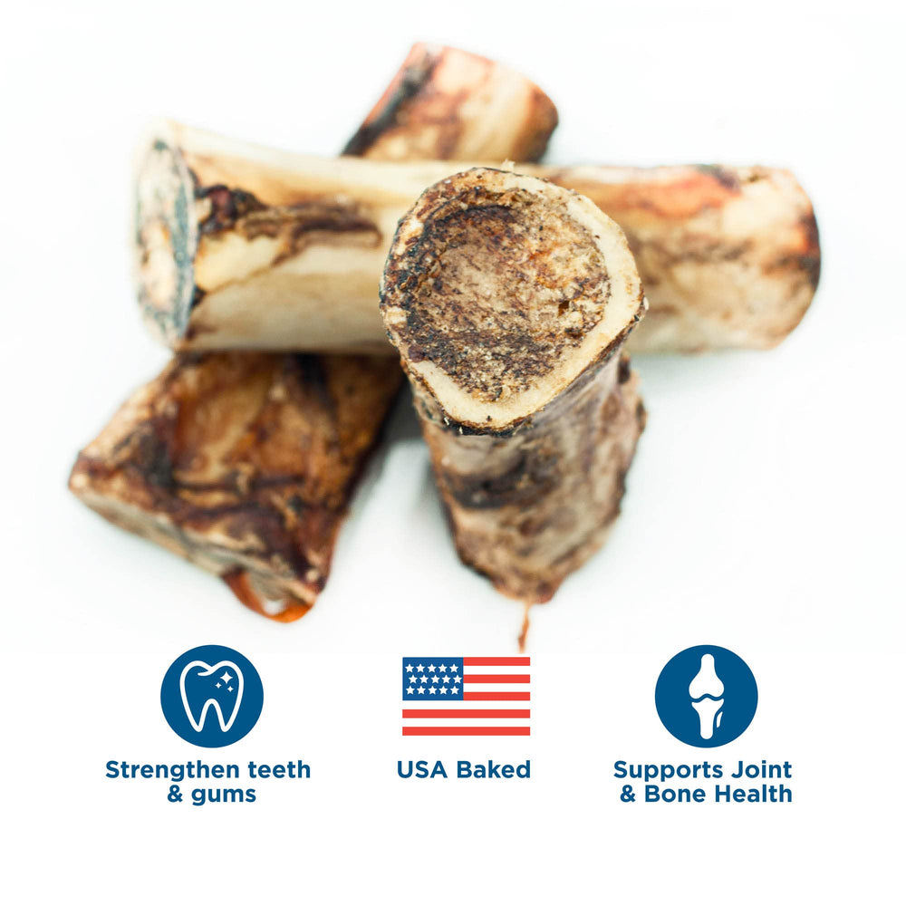 Best Bully Sticks marrow bone cross-section shows rich interior for a satisfying chew.