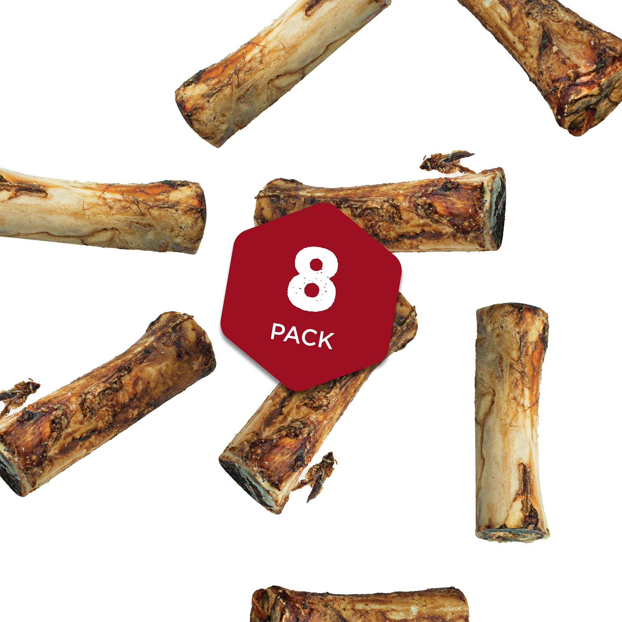 Best Bully Sticks marrow bones texture close-up, natural beef flavor dogs love during chewing.