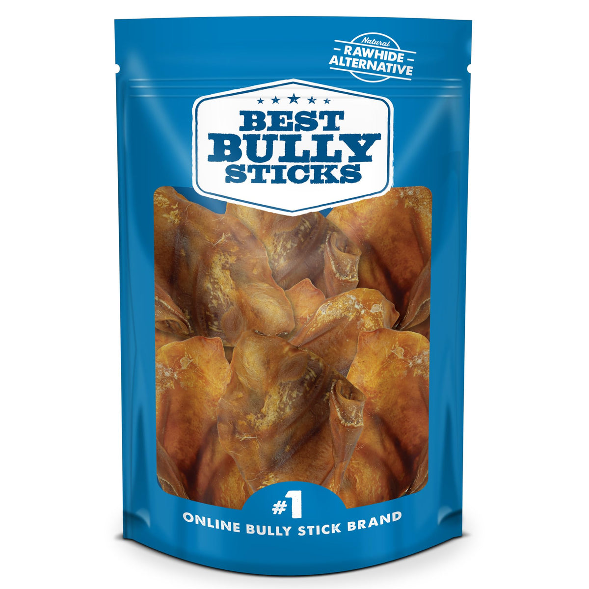 Best Bully Sticks pig ears for dogs, a crunchy and easily digestible chew.