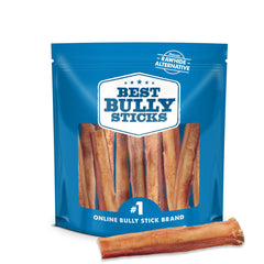 Best Bully Sticks thick 6-inch dog chew in a pack for strong chewers.