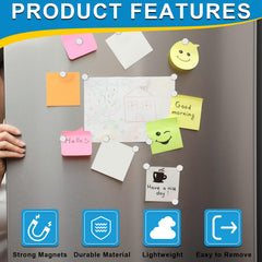 Best Choice Magnets magnets on a whiteboard holding lightweight reminders